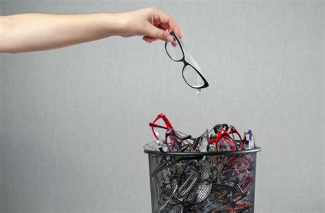 What to do with your old eyeglasses .